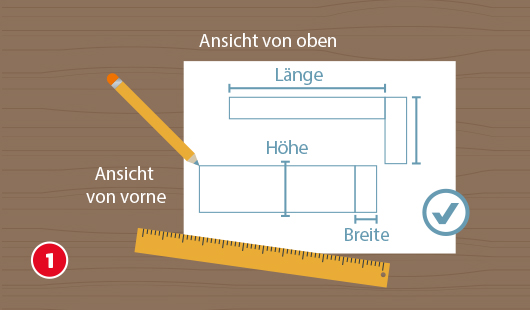 Gabione selber bauen Schritt 1