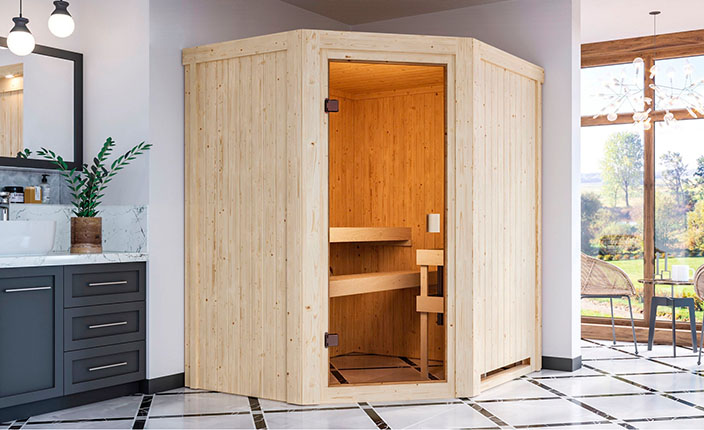Einbausauna im Haus