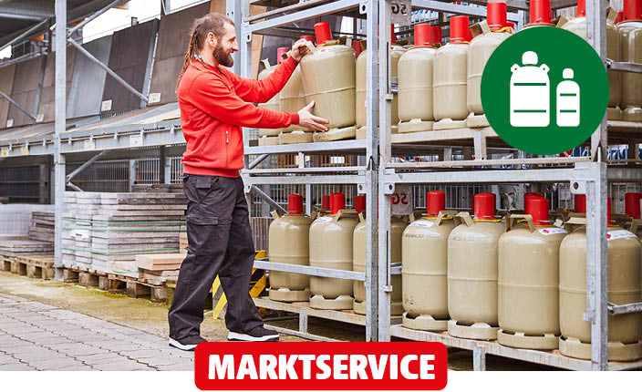 Gasflaschen Service