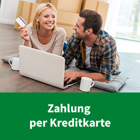 Bezahlung mit Kreditkarte