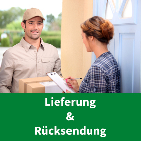 Lieferung und Rücksendung