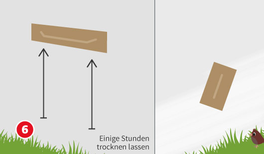 Schritt 6: Putz mit Struktur versehen
