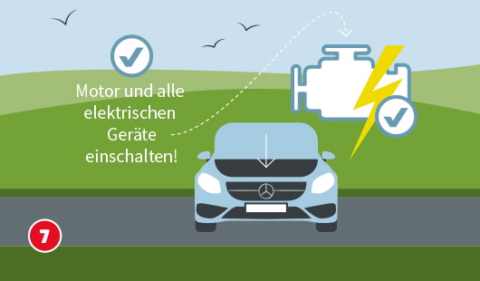 Autobatterie aufladen Schritt 7