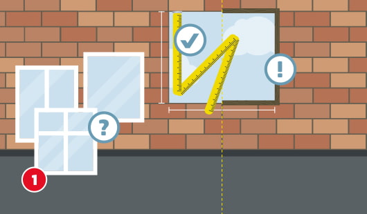 Fenster einbauen Anleitung Schritt 1