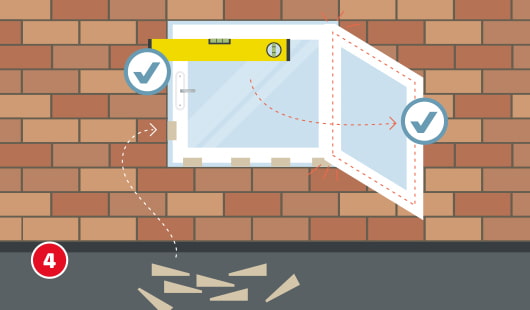 Fenster einbauen Anleitung Schritt 4