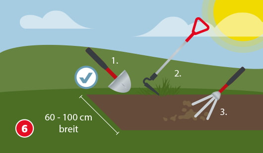 Den Boden vorbereiten Schritt 6