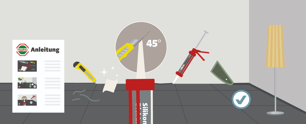 Silikonfugen erneuern Anleitung