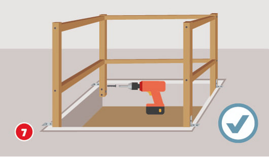 Bodentreppe einbauen Schritt 7